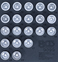 Werkstattwageneinlage 1/6: Felgenschloss-Werkzeugsatz...