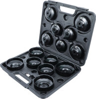 Ölfilterschlüssel-Satz | Antrieb Innenvierkant 10 mm (3/8") | 14-tlg.