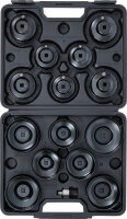 Ölfilterschlüssel-Satz | Antrieb Innenvierkant 10 mm (3/8") | 14-tlg.