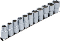 Steckschlüssel-Einsatz-Satz, Sechskant | Antrieb...