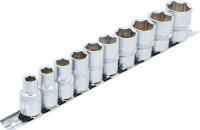 Steckschlüssel-Einsatz-Satz, Sechskant | Antrieb...