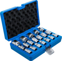 Steckschlüssel-Einsatz-Satz, Sechskant | Antrieb...