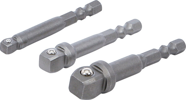 Bohrmaschinen-Kippadapter-Satz | Antrieb Außensechskant 6,3 mm (1/4") | 3-tlg.