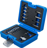 Schraubenausdreher-Satz | für Innensechskant 1,5 - 10 mm / T-Profil (für Torx) | T10 - T55 | 19-tlg.