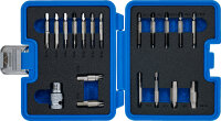 Schraubenausdreher-Satz | für Innensechskant 1,5 - 10 mm / T-Profil (für Torx) | T10 - T55 | 19-tlg.