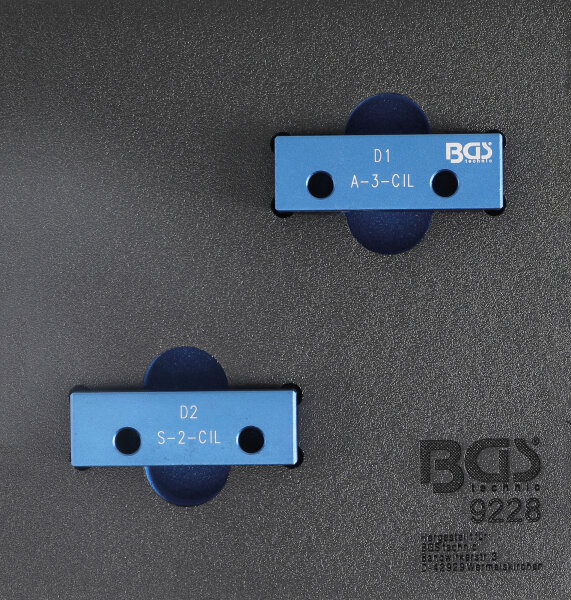 Werkstattwageneinlage 1/6: Nockenwellen-Arretierwerkzeug-Satz | für Lancia 2.0 VIS 4 Zylinder