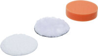 Polierhauben | Ø 100 mm | 3-tlg. | für Art. 9259
