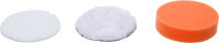 Polierhauben | Ø 100 mm | 3-tlg. | für Art. 9259