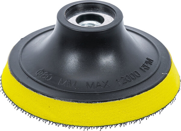 Schleifteller mit Klettaufnahme | Ø 80 mm | für Art. 9259