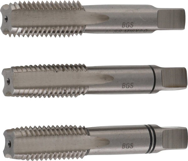 Gewindebohrer-Satz | Vor-, Mittel- und Fertigschneider | HSS-G | M16 x 2,0 | 3-tlg.