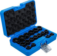 Kraft-Steckschlüssel-Einsatz-Satz Sechskant, extra...