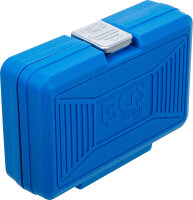 Kraft-Steckschlüssel-Einsatz-Satz Sechskant, extra flach | Antrieb Innenvierkant 12,5 mm (1/2") | SW 8 - 24 mm | 17-tlg.