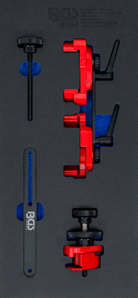 Werkstattwageneinlage 1/3: Nockenwellenrad-Arretierwerkzeug-Satz | universal