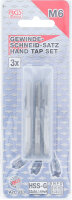 Gewindebohrer-Satz | Vor-, Mittel- und Fertigschneider | HSS-G | M6 x 1,0 | 3-tlg.