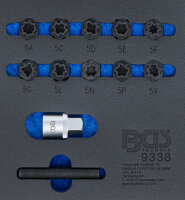 Werkstattwageneinlage 1/6: Felgenschloss-Werkzeug-Satz...