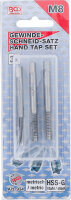 Gewindebohrer-Satz | Vor-, Mittel- und Fertigschneider | HSS-G | M8 x 1,25 | 3-tlg.