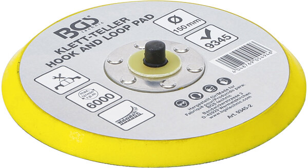 Klett-Teller für Art. 9345 | Ø 150 mm