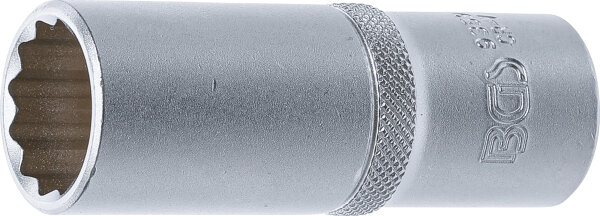 Steckschlüssel-Einsatz Zwölfkant, tief | Antrieb Innenvierkant 12,5 mm (1/2") | SW 20 mm