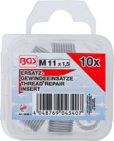 Ersatz-Gewindeeinsätze | M11 x 1,5 mm | 10-tlg.