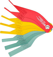 Bremsbelag-Verschleißlehren-Satz | Aluminium | 8-tlg.