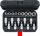 Bit-Einsatz-/Steckschlüssel-Satz | Antrieb Innensechskant 12,5 mm (1/2") | T-Profil (für Torx) / E-Profil | 19-tlg.