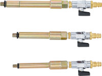 Druckluftadapter-Satz für Glühkerzenbohrungen | M8 x 1,0 - M10 x 1,0 - M10 x 1,25 | 3-tlg.