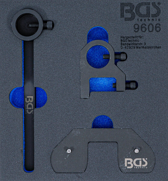 Werkstattwageneinlage 1/6: Ausgleichswellen-Einstellwerkzeug-Satz | für Land Rover, Citroen, Mitsubishi, Peugeot, Ford 2.2 DOHC Diesel-Motoren
