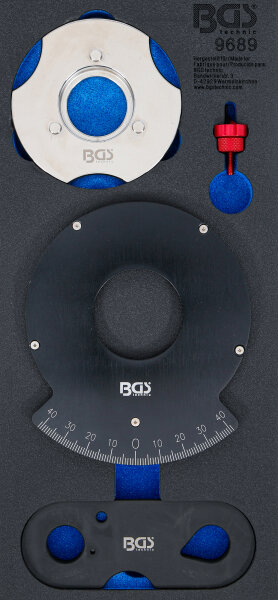 Werkstattwageneinlage 1/3: Steuerketten-Prüfwerkzeug-Satz | für VAG 1,2 / 1,4 TFSi | 4 tlg.