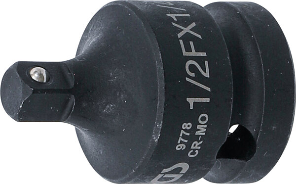 Kraft-Steckschlüssel-Adapter | Innenvierkant 12,5 mm (1/2") - Außenvierkant 6,3 mm (1/4")