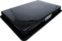 Mehrzweckwanne mit Ausgießer | schwarz | 42 l