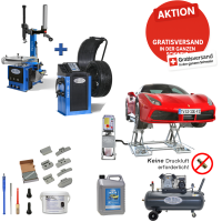 1 Meter Scherenlift Verzinkt Werkstatt Set Basic