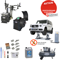 1 Meter Scherenlift 3.5 t Werkstatt Set Pro