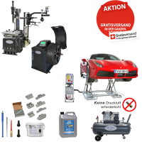 1 Meter Scherenlift Verzinkt Werkstatt Set Pro