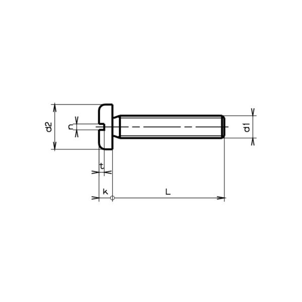 PH Flachkopfschrauben mit SZ DIN 85A-4.8 znb M4x25 | 200 Stück je Packung