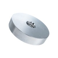 Rändelmuttern flache Form DIN 467-5 verzinkt blau M6...