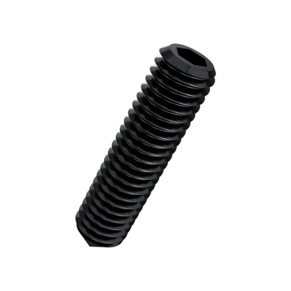Gewindestifte In-6Kt und Spitze ISO 4027-45H M3x6 | 100 Stück je Packung