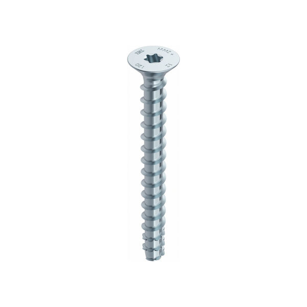 MULTI-MONTI-plus F Betonschraube Senkkopf T 6 x 50, znb | 100 Stück je Packung