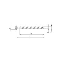 MULTI-MONTI SS Betonschraube 6Kt 14 x 110 znb | 25...