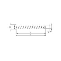MULTI-MONTI-plus P Betonschrauben PanHead T-Drive...