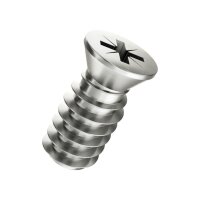 Senk-Euroschrauben KS Z Stahl vernickelt 6,3x11 | 1000...