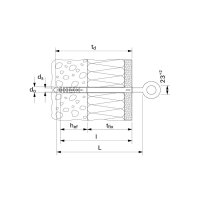fischer Gerüstdübel Nylon S 14 ROE 70 | 25...