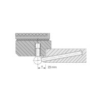 Sassba Brandschutzband HE18-EI30 verzinkt M10x30mm VPE 50 | 50 Stück je Packung
