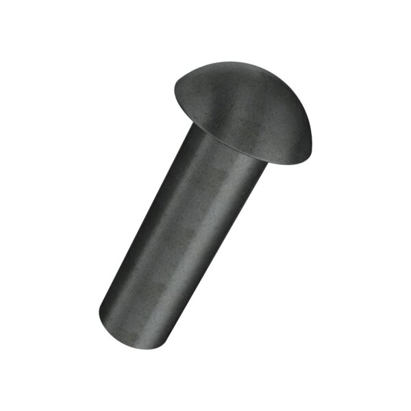 Halbrundniete DIN 660-Stahl 6x25 | 200 Stück je Packung