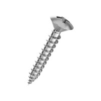 Linsensenk-Blechschrauben Z u. Spitze DIN 7983C-A2 C...