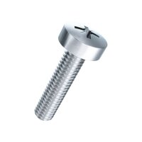 Linsen-Schrauben KS Z DIN 7985-4.8 verzinkt blau M3x5 |...