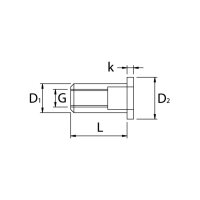 GESIPA Blindnietmuttern flru Alu M4 KL 0,25-3 | 20...