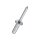 GESIPA PolyGrip Blindniete Flachrundkopf Alu/Stahl 4.8x15 KL 4,5-11 | 500 Stück je Packung
