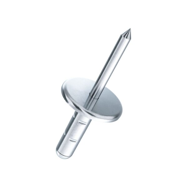 GESIPA PolyGrip Blindniete Grosskopf Stahl/Stahl 4x10 KL 1-6,5 | 500 Stück je Packung