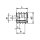 RAMPA Einschraubmuttern TypA ~DIN7965A-Stahl znb M6x12x15 | 100 Stück je Packung