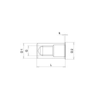 GESIPA CAP®Blindnietmuttern Kleinkopf Stahl M4 6x16 |...